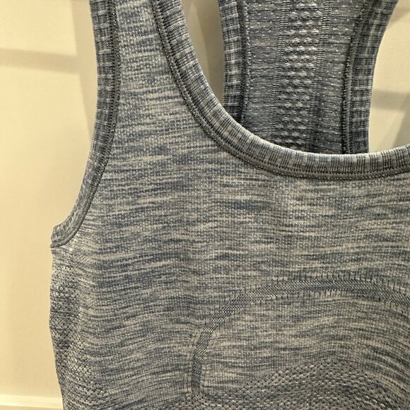 Lululemon Tank Top; size Small, but no tag Blue "denim" color - Picture 2 of 15